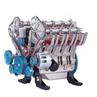 Całkowicie metalowy model silnika Zbuduj własny silnik V8 - 1:3