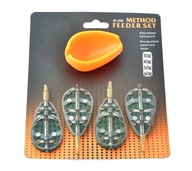 Zestaw koszyków METHOD FEEDER z foremką 30g 40g 50g 60g