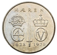 NORWEGIA 5 KRONER 1978 ARMIA NORWESKA - UNC