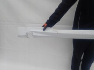 FORD FIESTA VII MK7 ST 08- threshold right moulding right