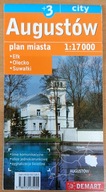 Plan miasta Suwałki 1:15 000/Augustów 1:17 000 Praca zbiorowa