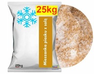 SÓL DROGOWA Mieszanka Soli z PIASKIEM 25KG