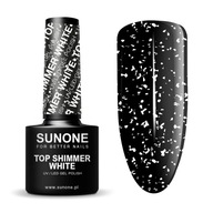 Sunone Hybridné laky 5ml Top shimmer white