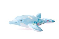 Dmuchana zabawka dla dzieci do pływania delfin materac 175x66 Intex 58535