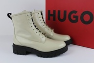 Hugo Boss Axel LaceBootie skórzane trzewiki roz.37 (CK1591)