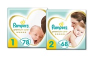 Pampers Premium Care 1 Newborn 2 Mini 146 szt