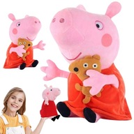 Peppa Świnka z Kultowej Bajki PRZYTULANKA MASKOTKA MIŚ PLUSZAK 25cm