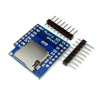 Shield Wemos D1 mini czytnik kart microSD nakładka