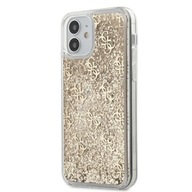 Oryginalne etui Guess iPhone 12 mini 5,4" złoty hardcase pokrowiec cover
