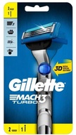 Gillette Mach3 Turbo 3D / Maszynka z 2 wkładami