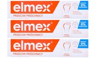 3x ELMEX PROTI ZUBNÚ KAZKU S AMNOFLUORIDOM 75 ML