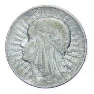 5 zł - Głowa Kobiety - 1932 rok - srebro