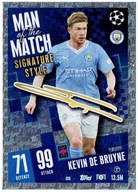 Topps Match Attax 2023/2024 - MAN OF THE MATCH - 406 KEVIN DE BRUYNE