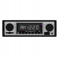 1 Din Car Stereo Bluetooth MP3 Audio Retro Radio