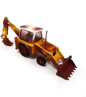 TOMY Britains hrdzavé rýpadlo JCB 3C Mark III