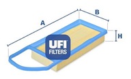 FILTR POWIETRZA CITROEN C3, FORD FIESTA IV/FUSION, PEUGEOT 206/307 SZT UFI