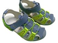 LED sandále Enplus grey green 34