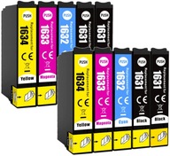 Atrament 4INK 10x-TUSZ-T1631-E1631-do-Drukarki-Epson-16-XL pre Epson čierna (black), červená (magenta), modrá (cyan), žltá (yellow)