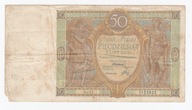 Banknot 50 zł 1929, seria CI, st. 4