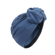 Czapka z turbanem na głowie, opaska na głowę kobiety Lekka i wygodna w noszeniu Niebieski do spania