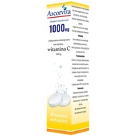 Ascorvita witamina C 1000mg odporność lek 20x