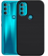 ETUI GUMA CASE MOTOROLA G71 PLECKI CZARNE MATOWE