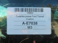 čtvrtka pravá záď FORD TRANSIT CUSTOM 16R