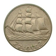 2 złote 1936 r. - Żaglowiec (7)