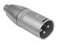 Adapter XLR 3P/wt-RCA/gn