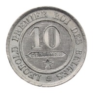 [M9804] Belgium 10 centime 1863