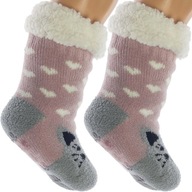 Teplé Goralské ponožky ABS Pre Deti Mačiatko