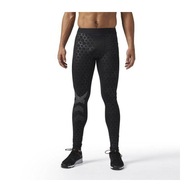 REEBOK HEX Reflective Legginsy męskie czarne S