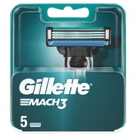 Gillette Mach3 Ostrza Wymienne Do Maszynki Do Golenia Dla Mężczyzn, 5 Sztuk