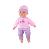 My baby & me - Interaktívna bábika bobas 41cm, 6 zvukov (Ružovo-fialová)
