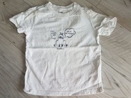 Bluzka Dziecięca T-shirt Endo Biały 4-5 lat 110 cm