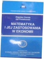 Matematyka I jej Zastosowania W Ekonomii -