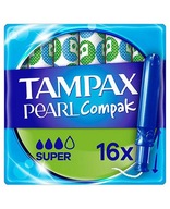Tampax Pearl Compak Pearl Super Tampony z aplikatorem 16 szt.