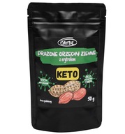 OATBE KETO Prażone orzechy ziemne z erytrolem | Bez dodatku cukru |