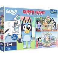 Trefl Puzzle 15 Giant Dobrodružstvo s Bluey veľká skladačka pre najmenších