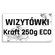 WIZYTÓWKI PREMIUM MATERICA KRAFT 250g ECO - 100szt