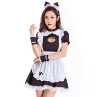 Słodki kot Lolita Maid Dress kostiumy Cosplay,XL