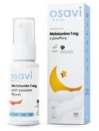 Osavi Melatonín s Passiflorou 1mg Perorálny sprej Čierne ríbezle 25 ml