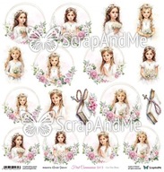 ScrapAndMe FCG-03 Arkusz 30x30 - First Communion Girl 3