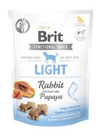 BRIT CARE DOG FUNCTIONAL SNACK LIGHT / s králikom a papájou 150g