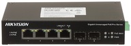 SWITCH POE 4 PORTY + 2 PORTY SFP UPLINK HIKVISION