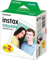 Wkłady Instax SQUARE 2x10sztuk 20 ZDJĘĆ Film Fujifilm SQ1 SQ6 Drukarka Link