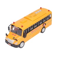 Żółty model autobusu szkolnego Plastikowy samochód Zagraj w figurkę P1