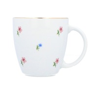LUBIANA VICTORIA Kávéscsésze Porcelán 300ml ARANY CSÍKOS VIRÁGOK