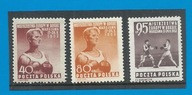 Fi. 664-66** - Mistrzostwa Europy w Boksie w Warszawie - 1953r - czyste