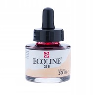 Atrament Ecoline 30ml akvar liquid farba apricot 258